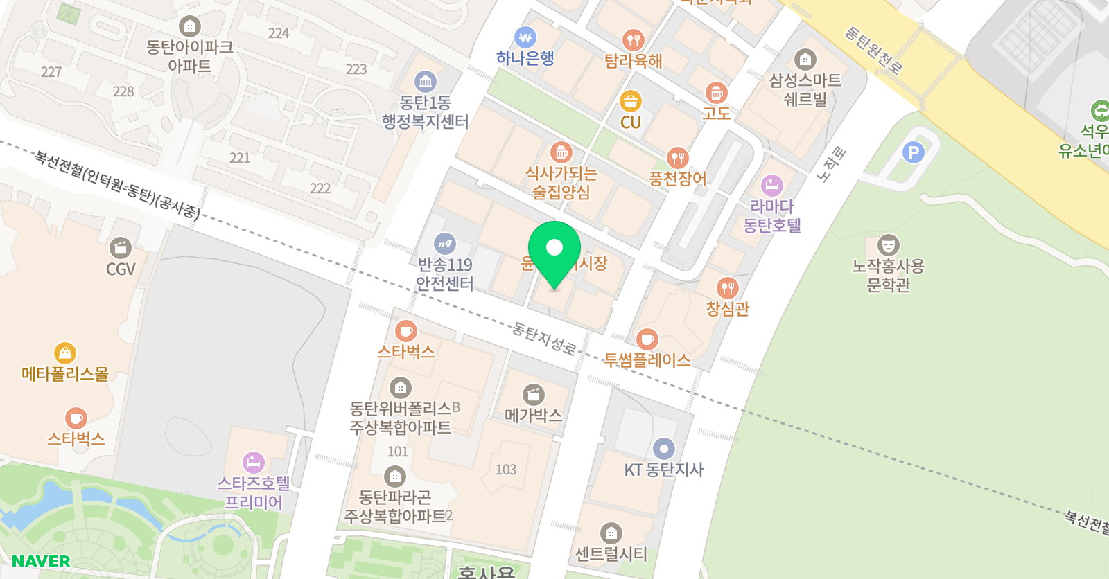 애니코드 만화학원 위치