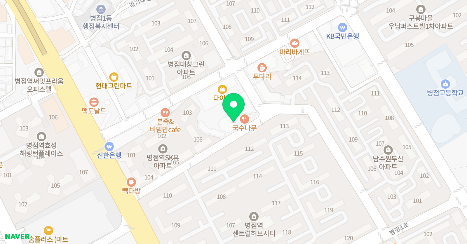 펀핑줄넘기클럽 본관 위치