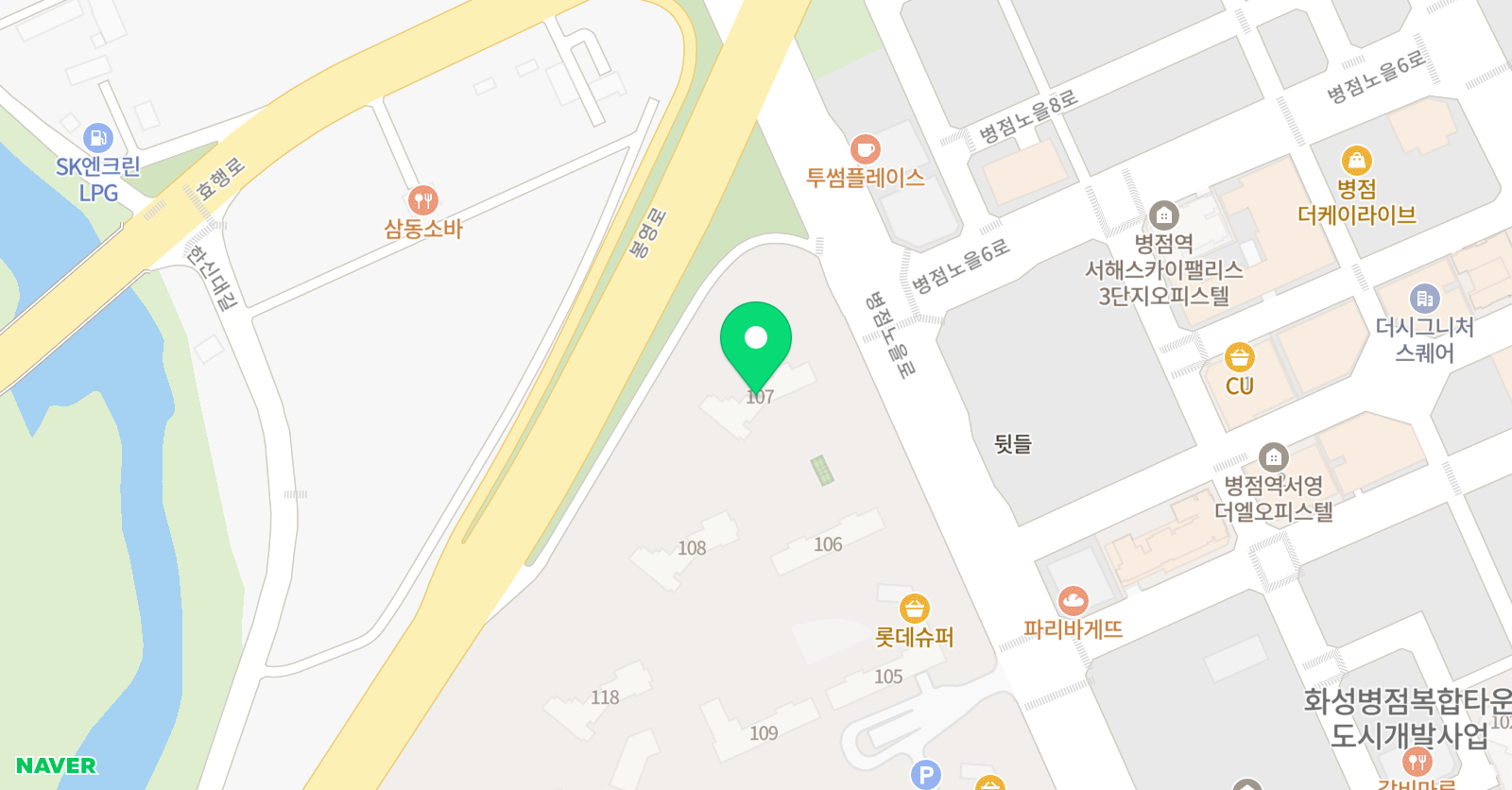 ERC 영어독서클럽 병점아이파크캐슬점 위치