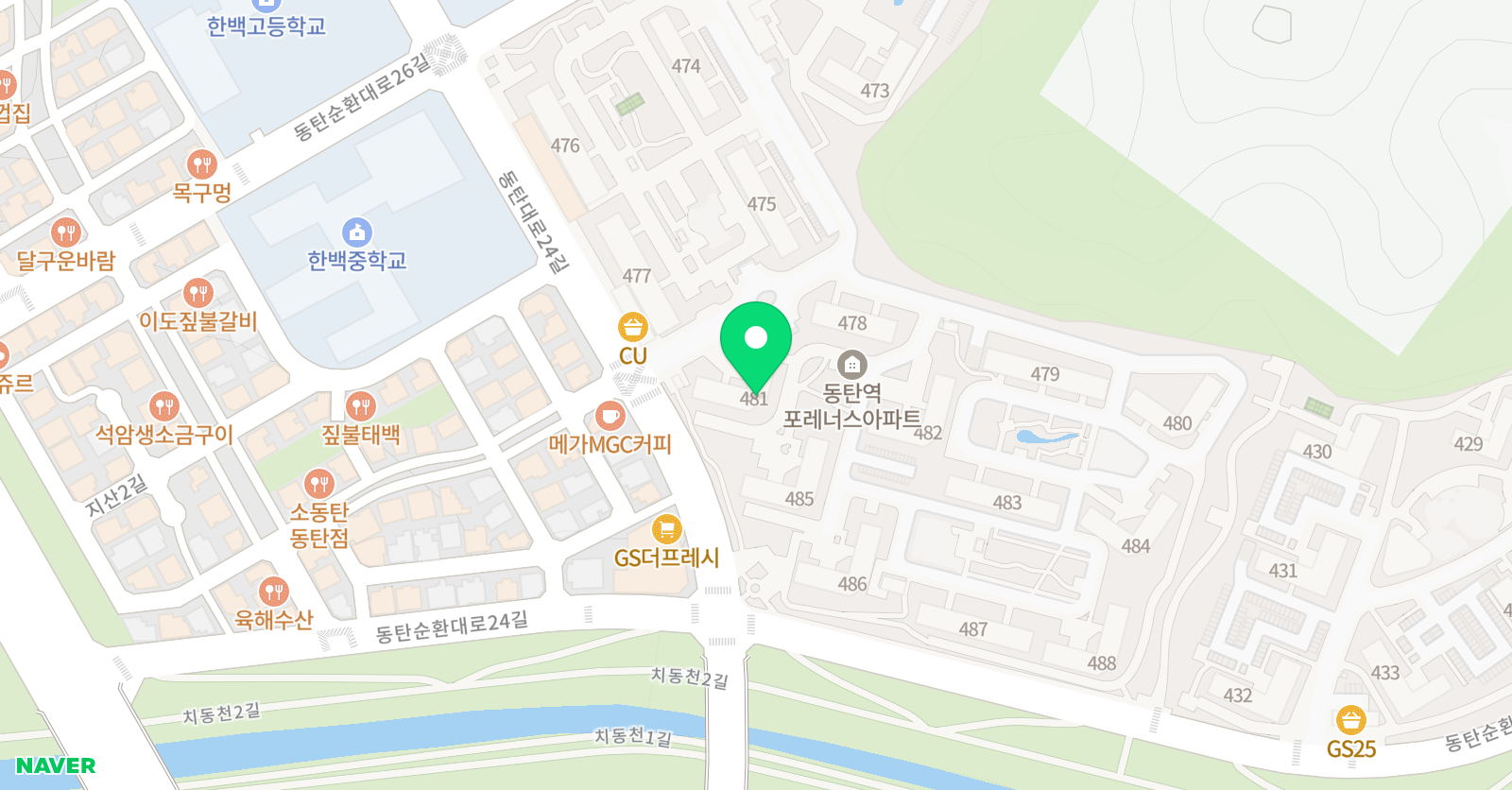 링키영어 동탄역포레너스점 위치