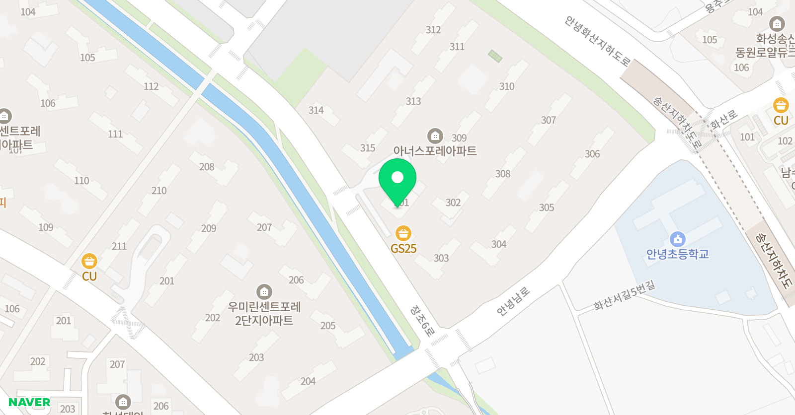 작은숲 피아노교습소 위치