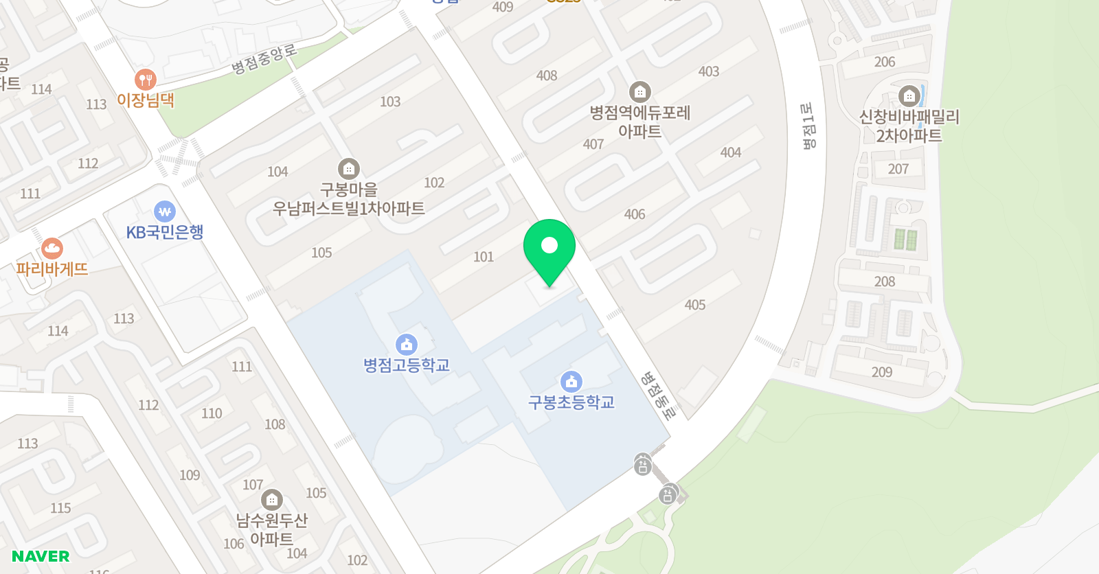 알파어학원 위치