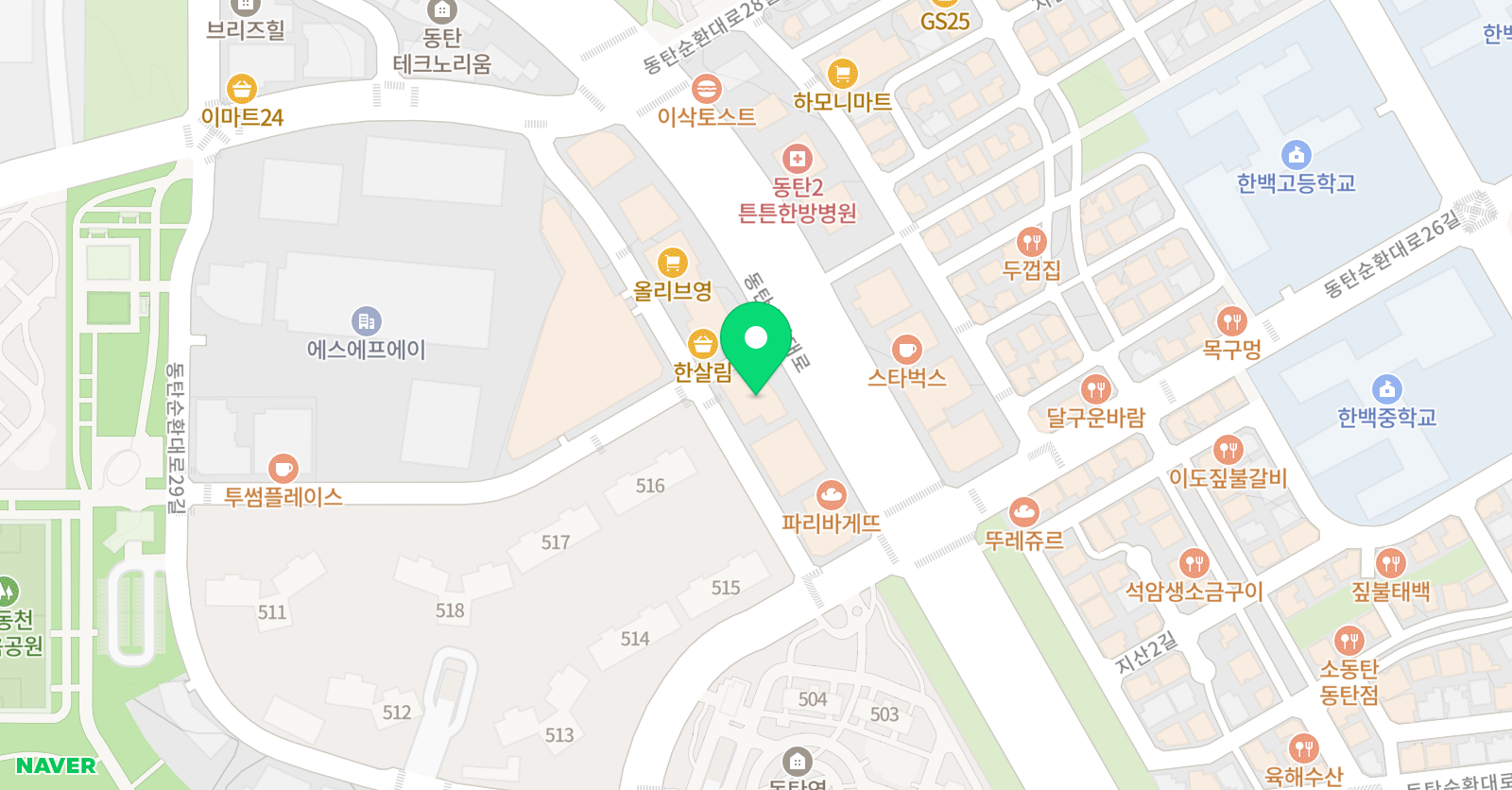 디앤에이 어학원 위치