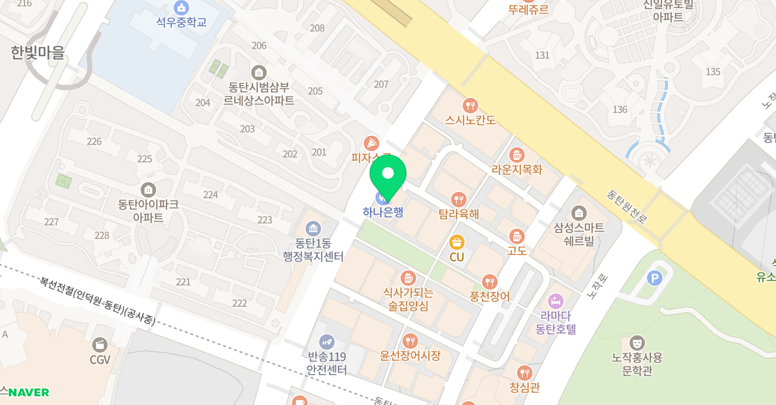 로잔 발레학원 위치
