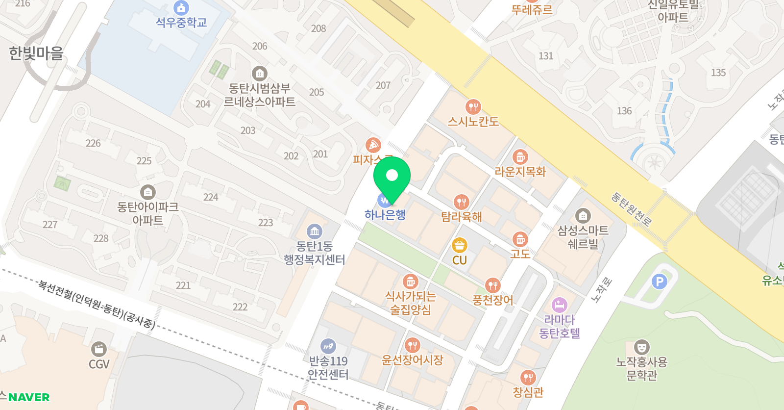 토마어학원 위치