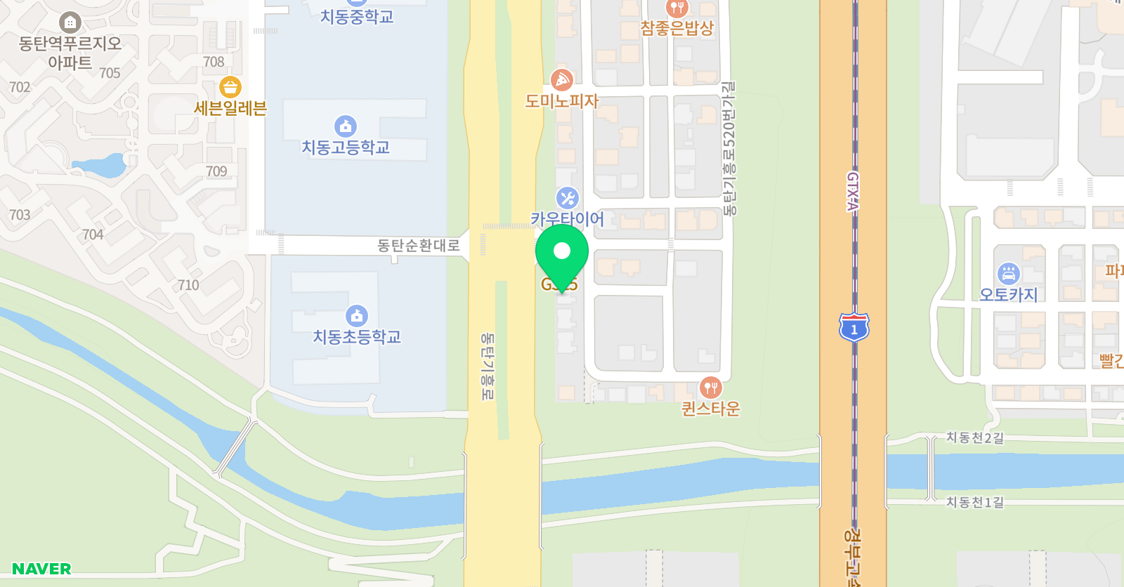 점프스쿨 동탄역센터 위치
