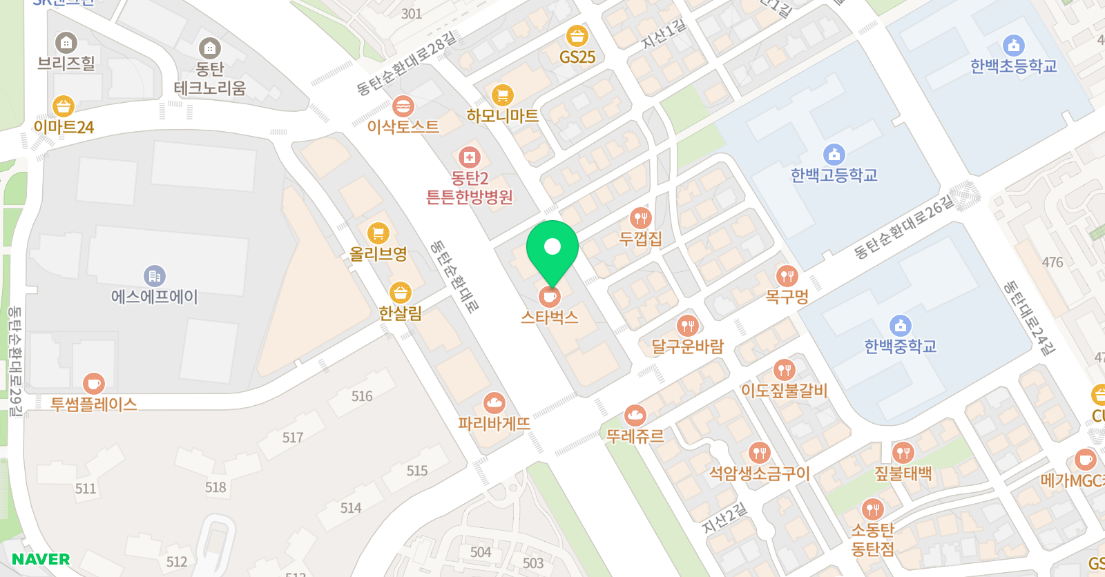 SNK 학원 위치