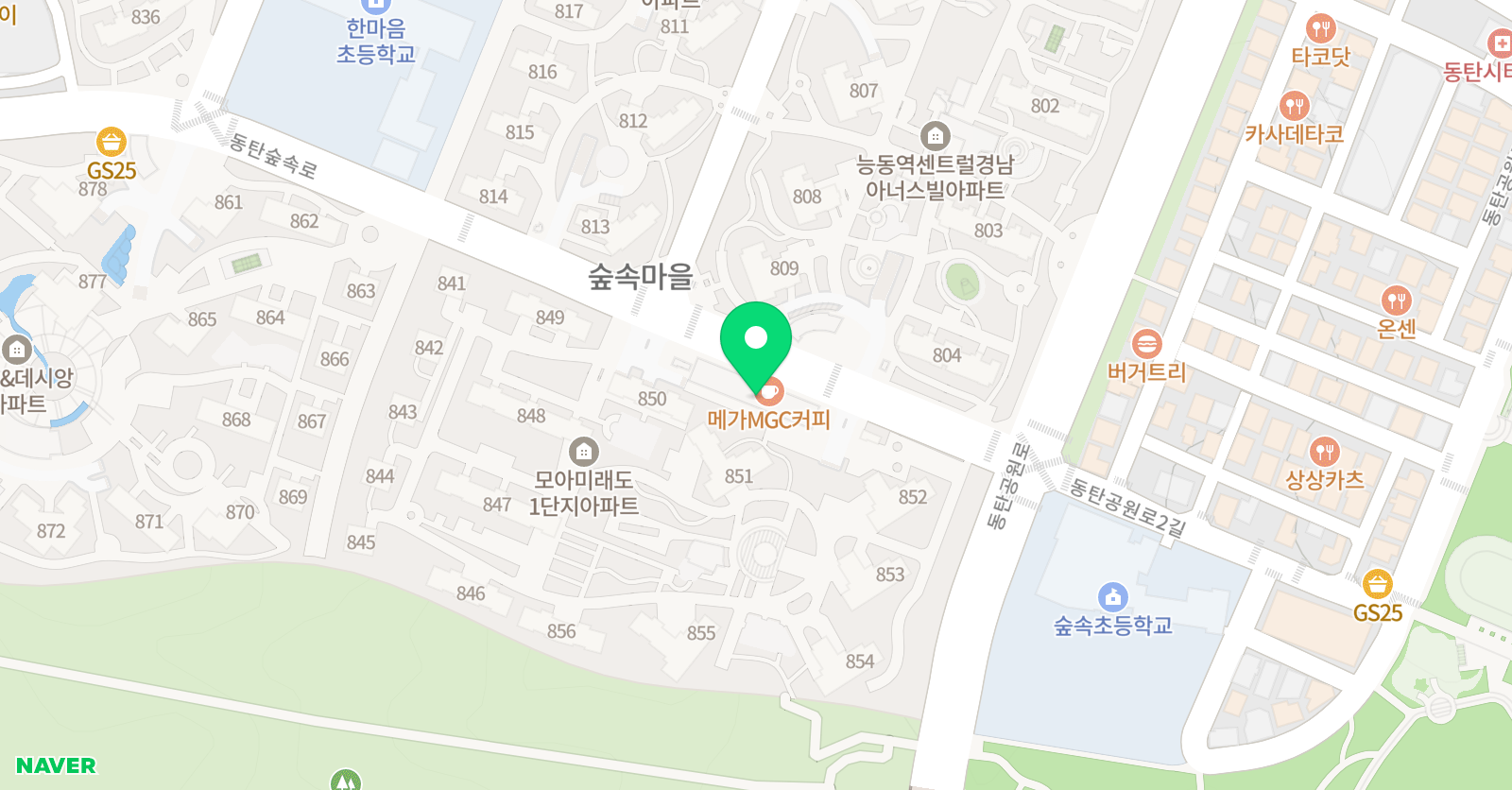 한우리 독서토론논술 화성숲속독서교실 위치
