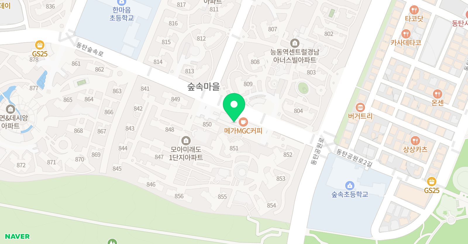 동탄경희 태권도 위치