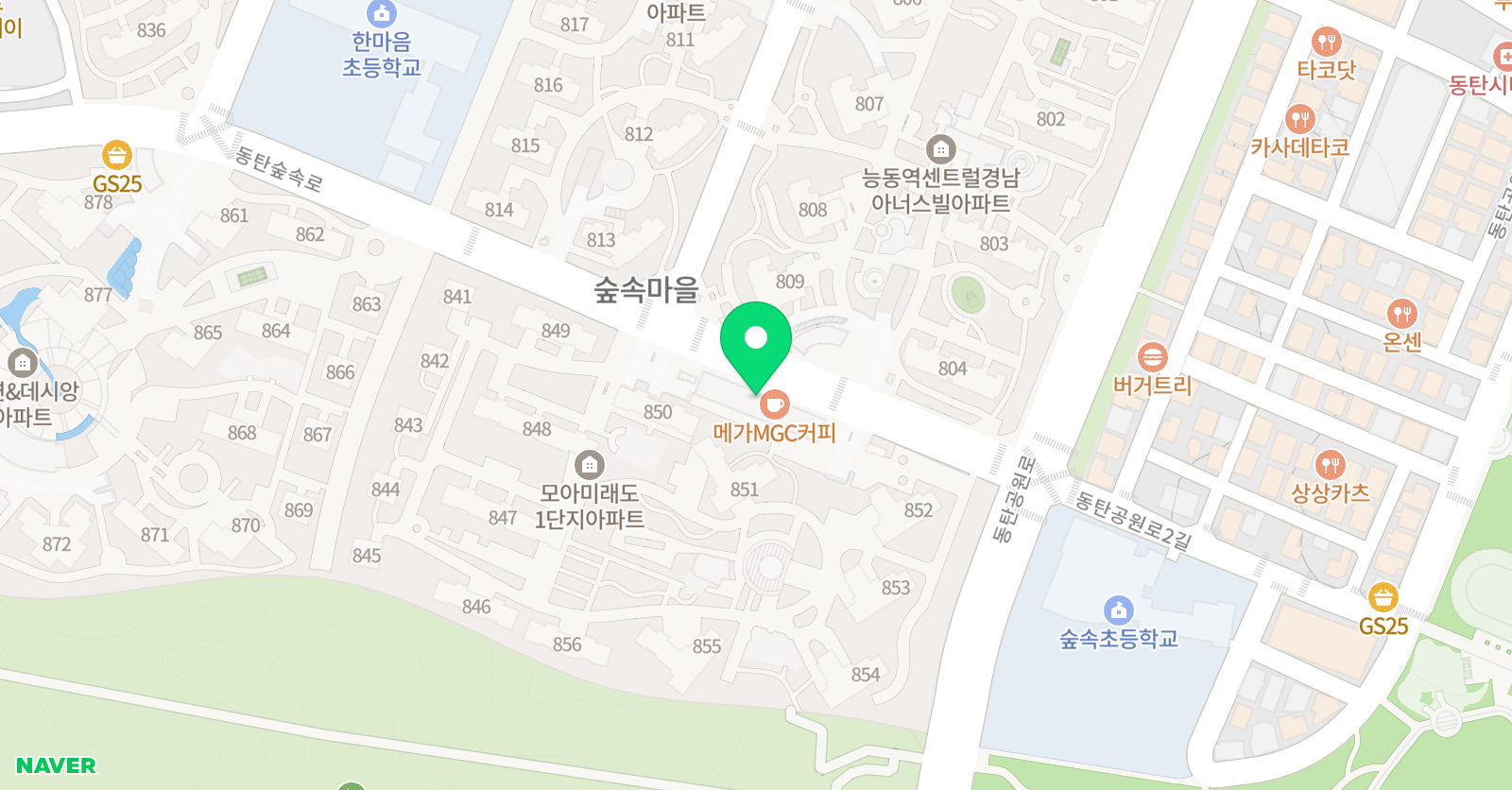 모아샵앤플랫 음악학원 위치