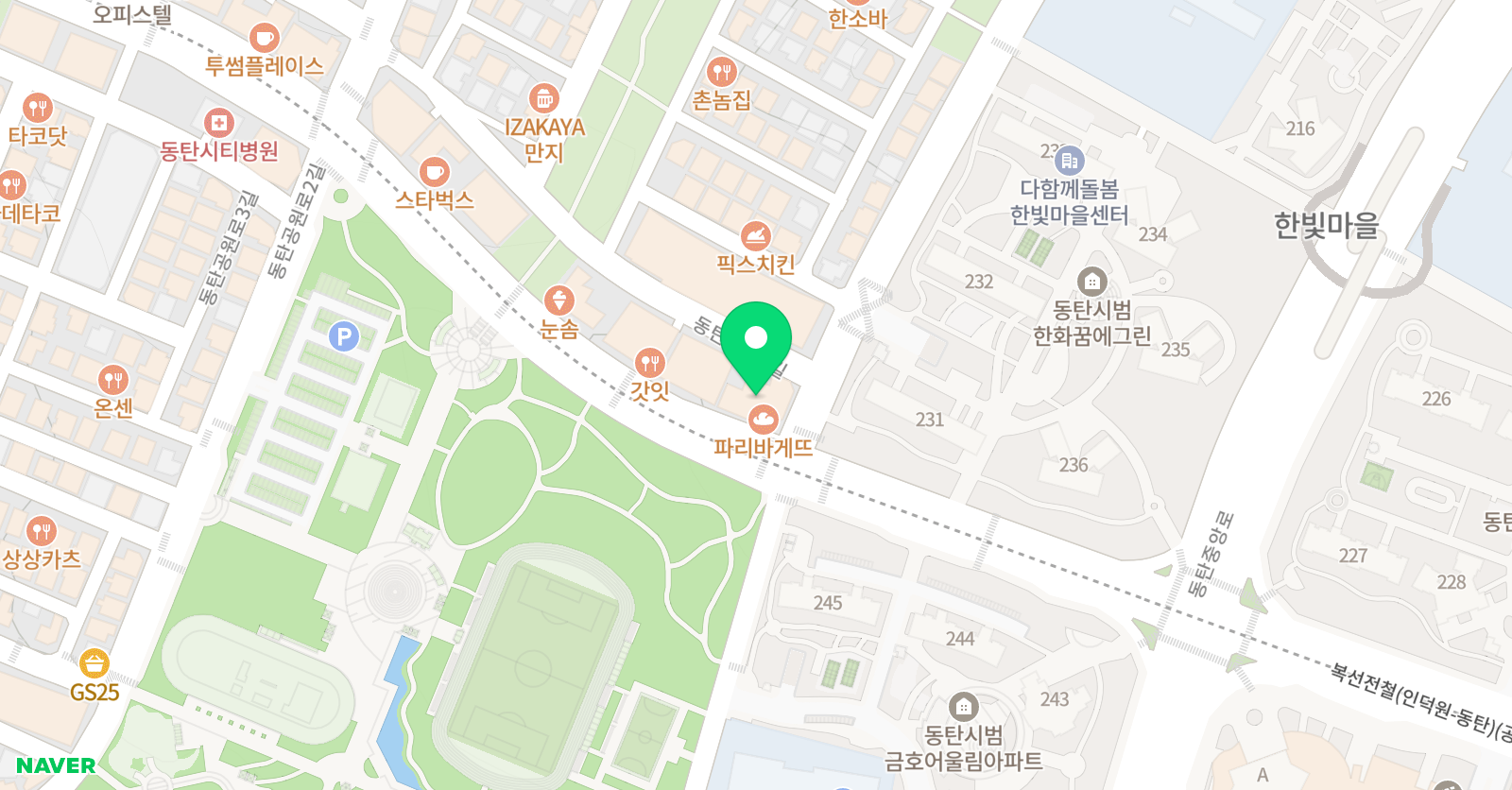 엠베스트 SE 동탄센트럴캠퍼스 위치