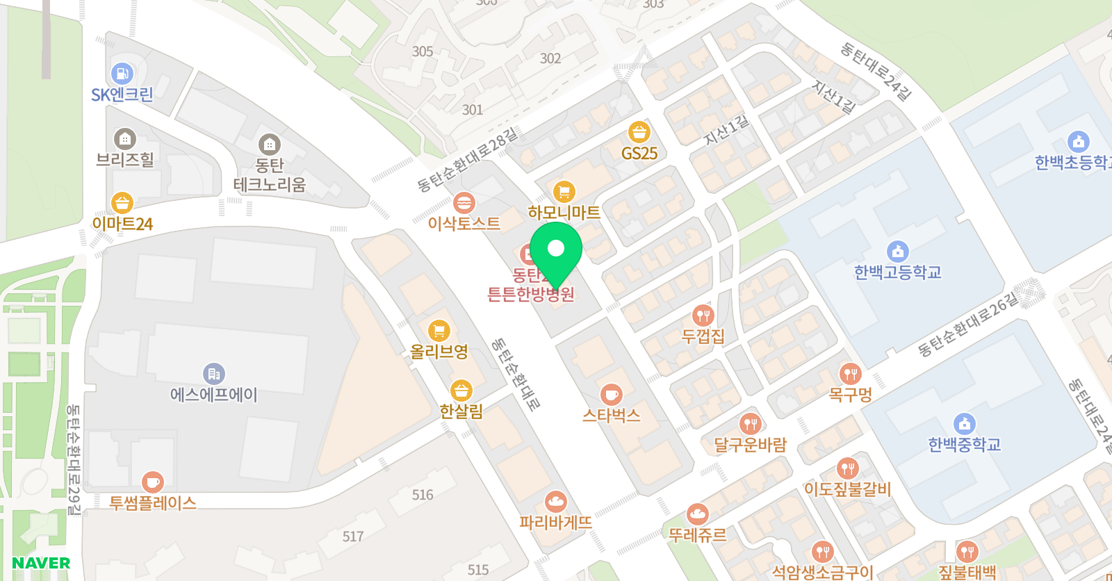 C&C 미술학원 화성2동탄캠퍼스 위치