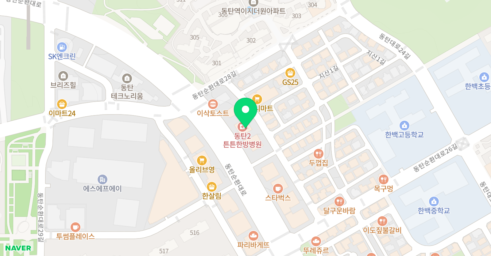 와와 학습코칭센터 영천점 위치