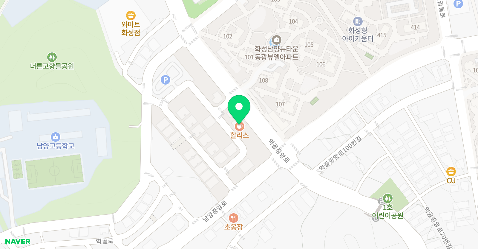 삼성영어셀레나 미래엔수학 동양학원 위치