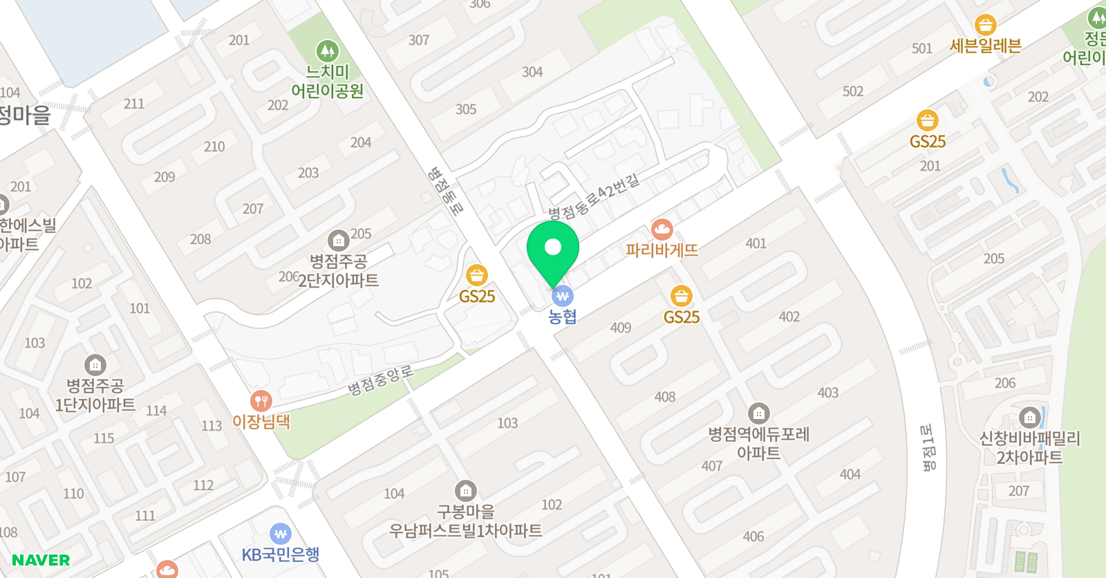채움 수학전문학원 위치