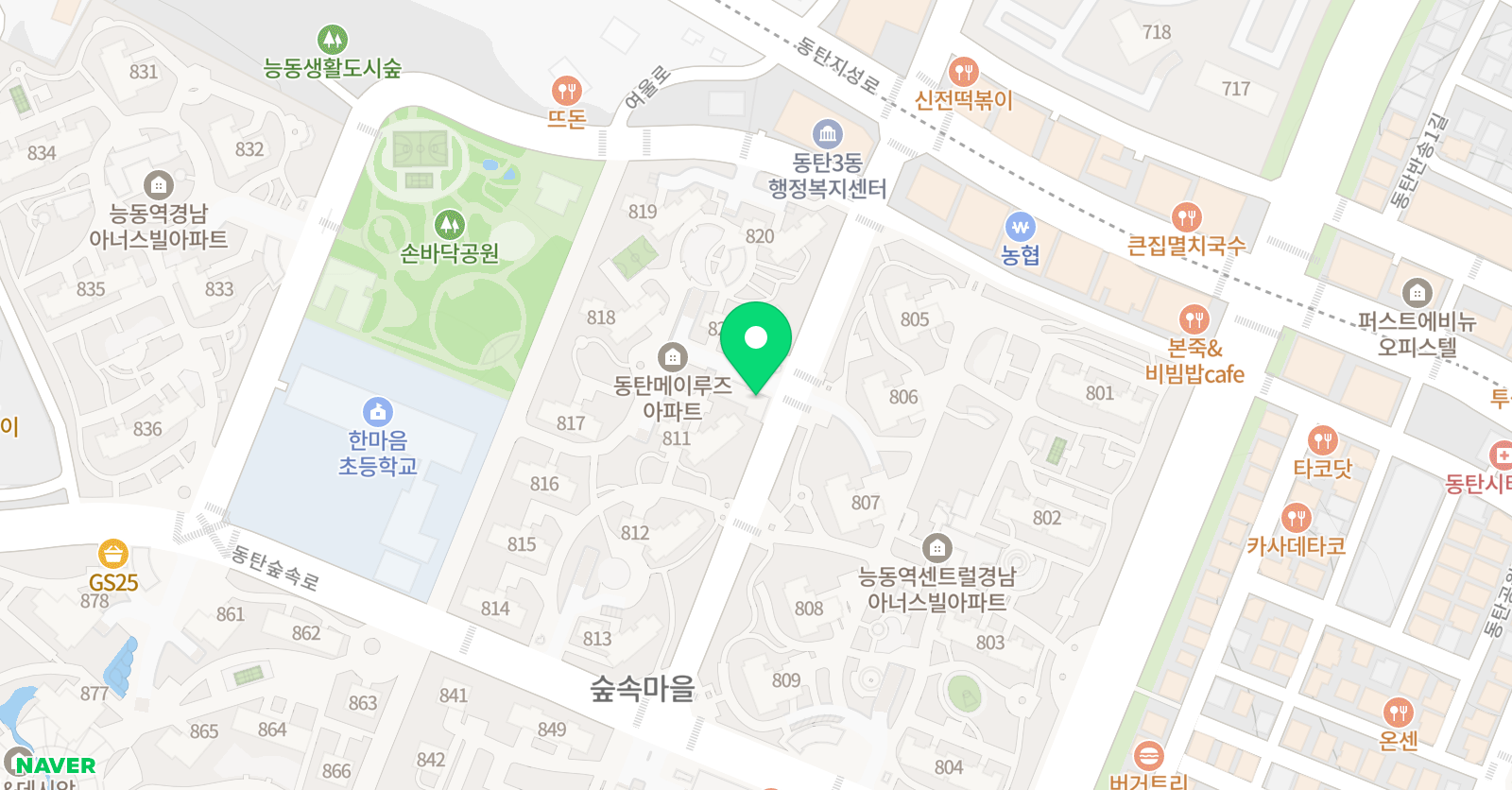 스마트해법 수학 메이루즈점 위치