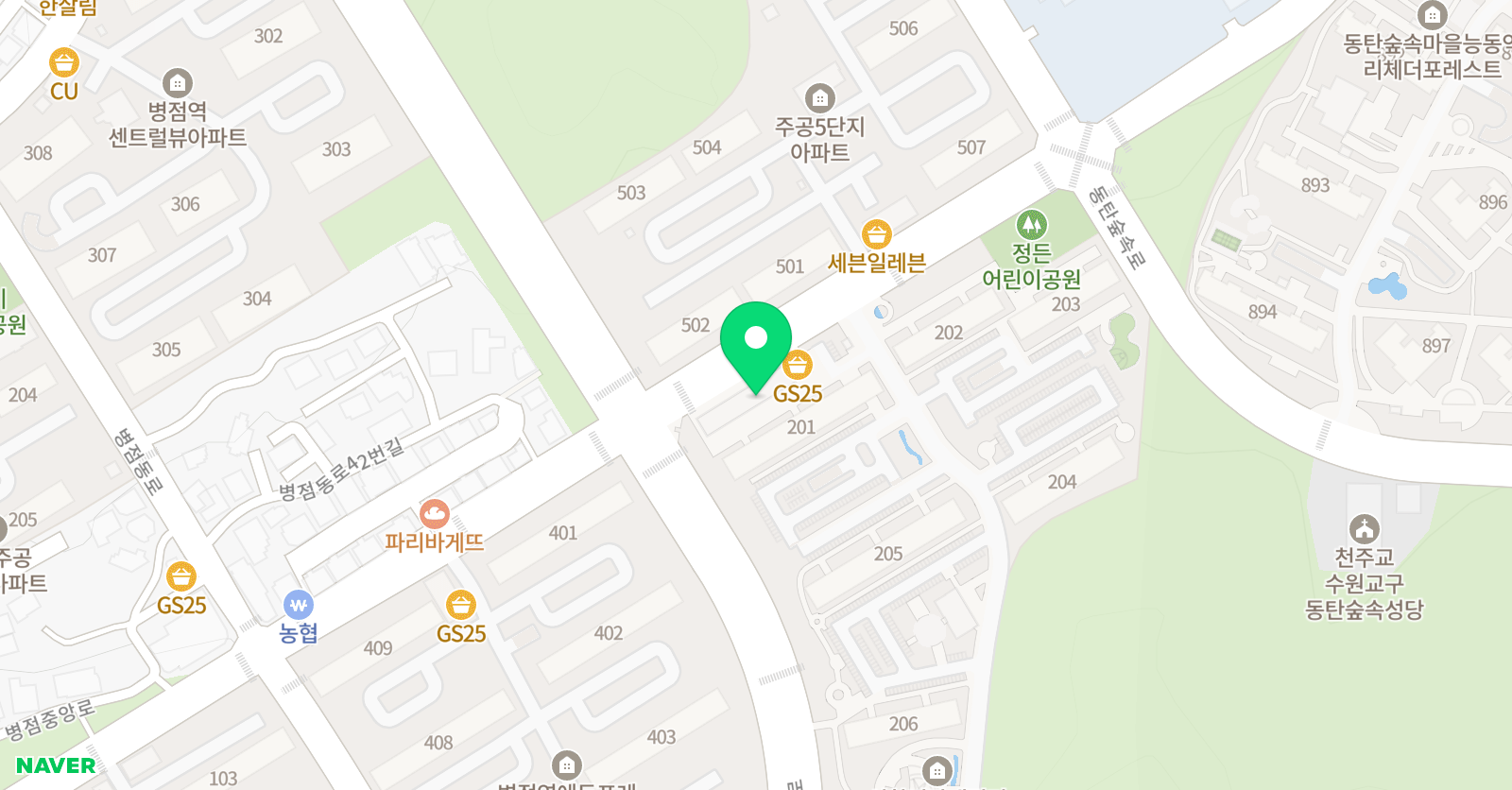 스마트해법영어 신창2차점 위치