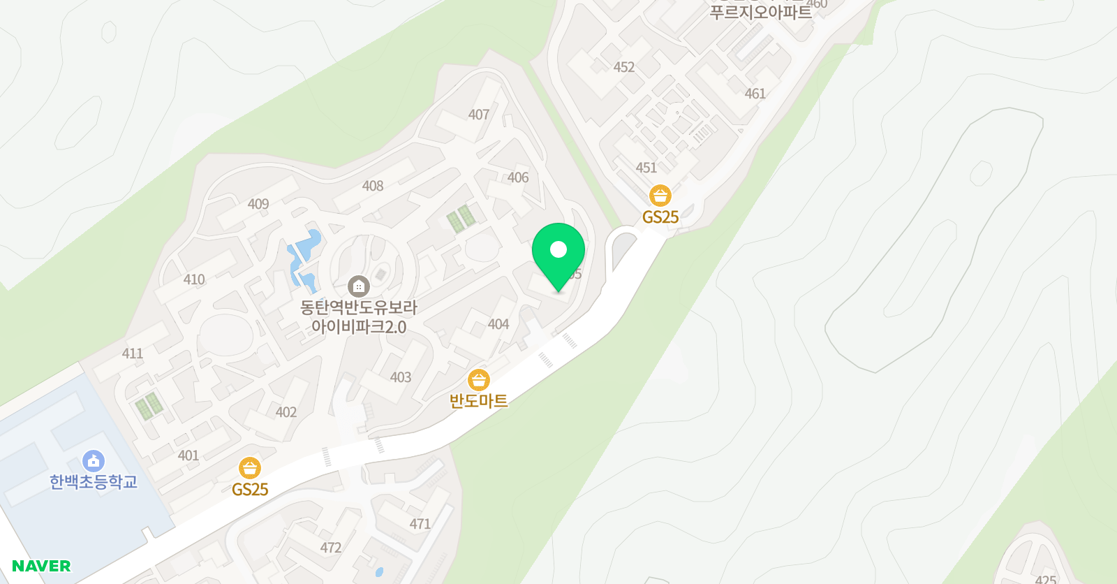 한우리독서토론논술 영천동반도차2차홈클럽 위치