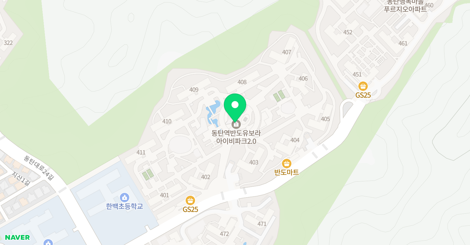 아트앤하트 동탄한백교육원 위치