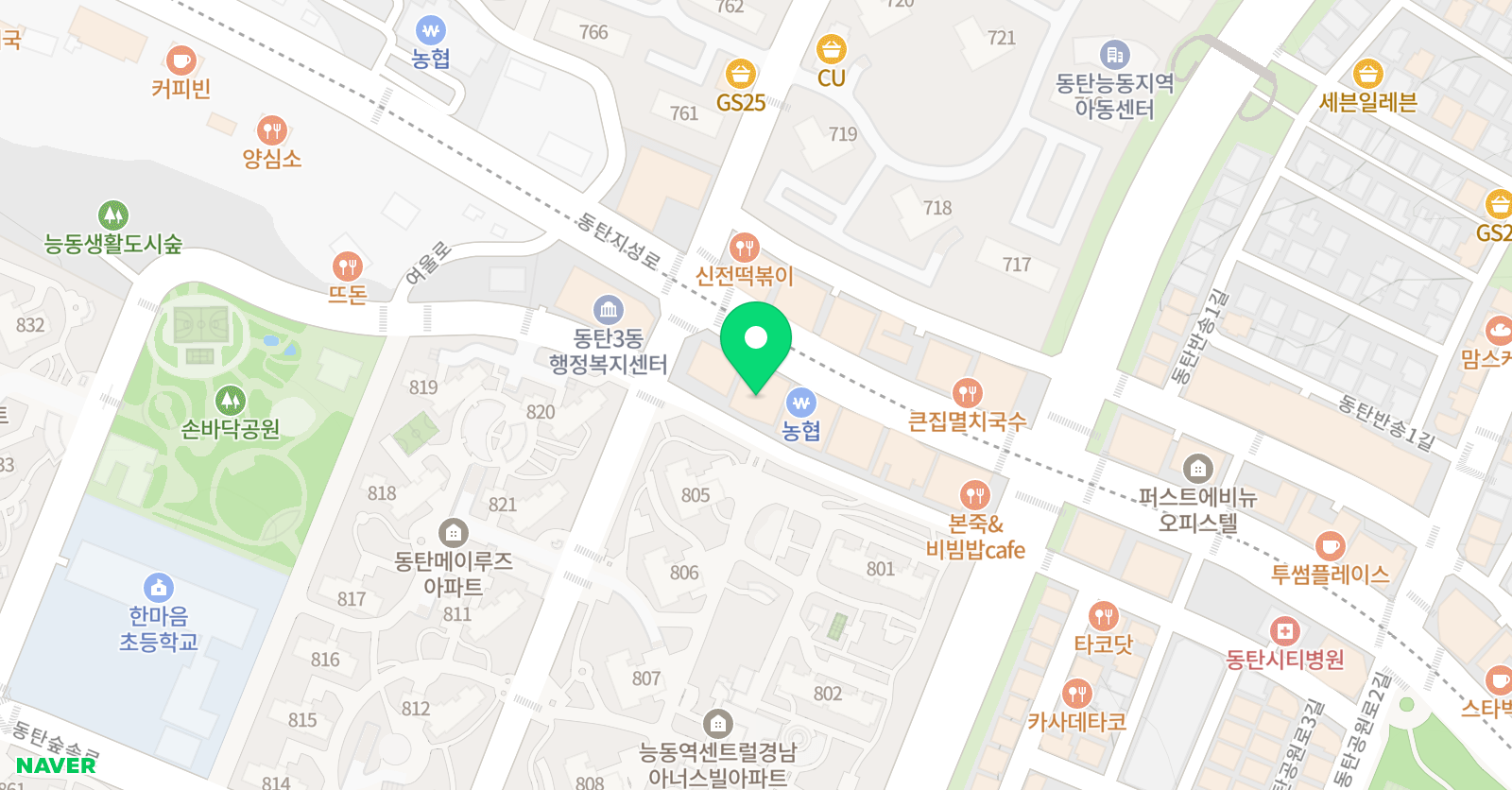 YJ 영어수학2학원 위치