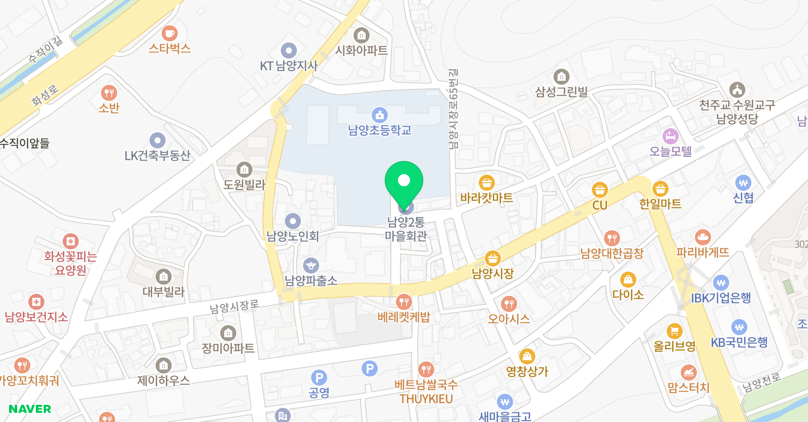 한솔 미술학원 위치