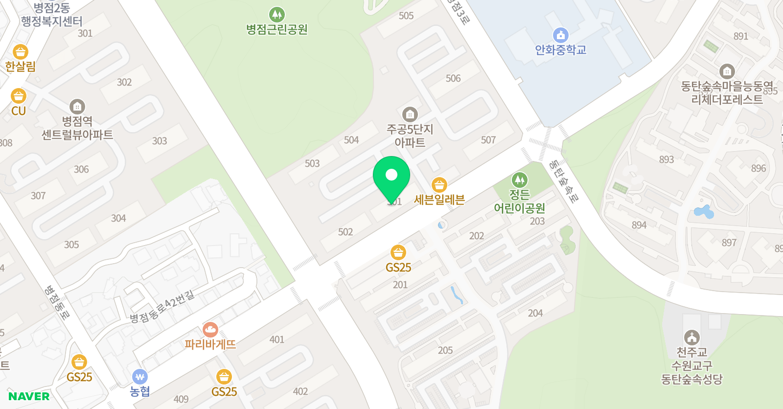 새싹아트 위치