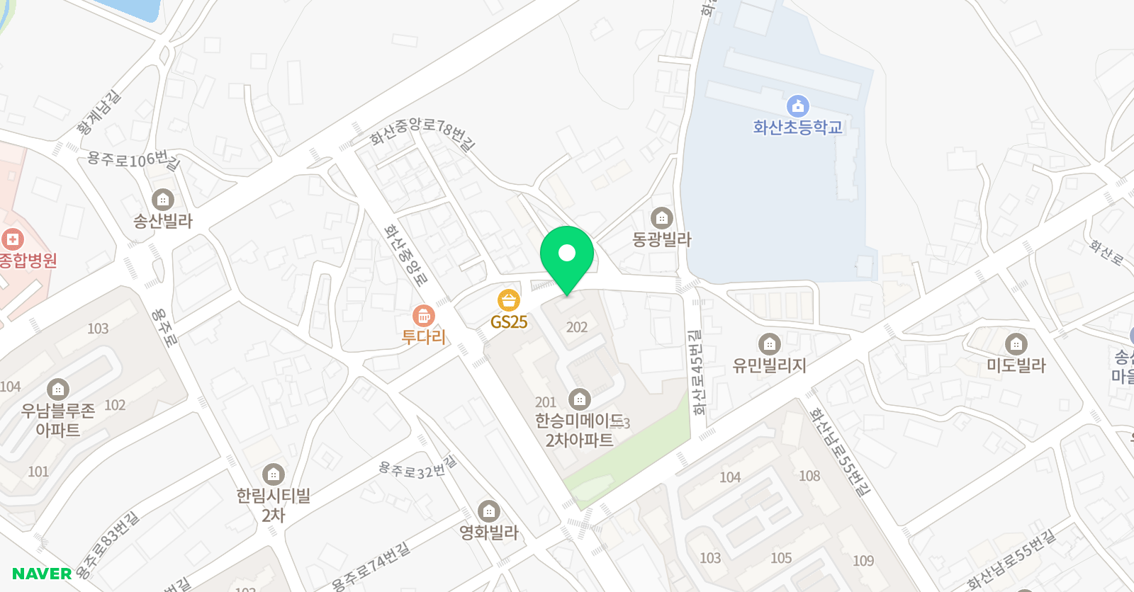 삼성영어 송산교실 위치