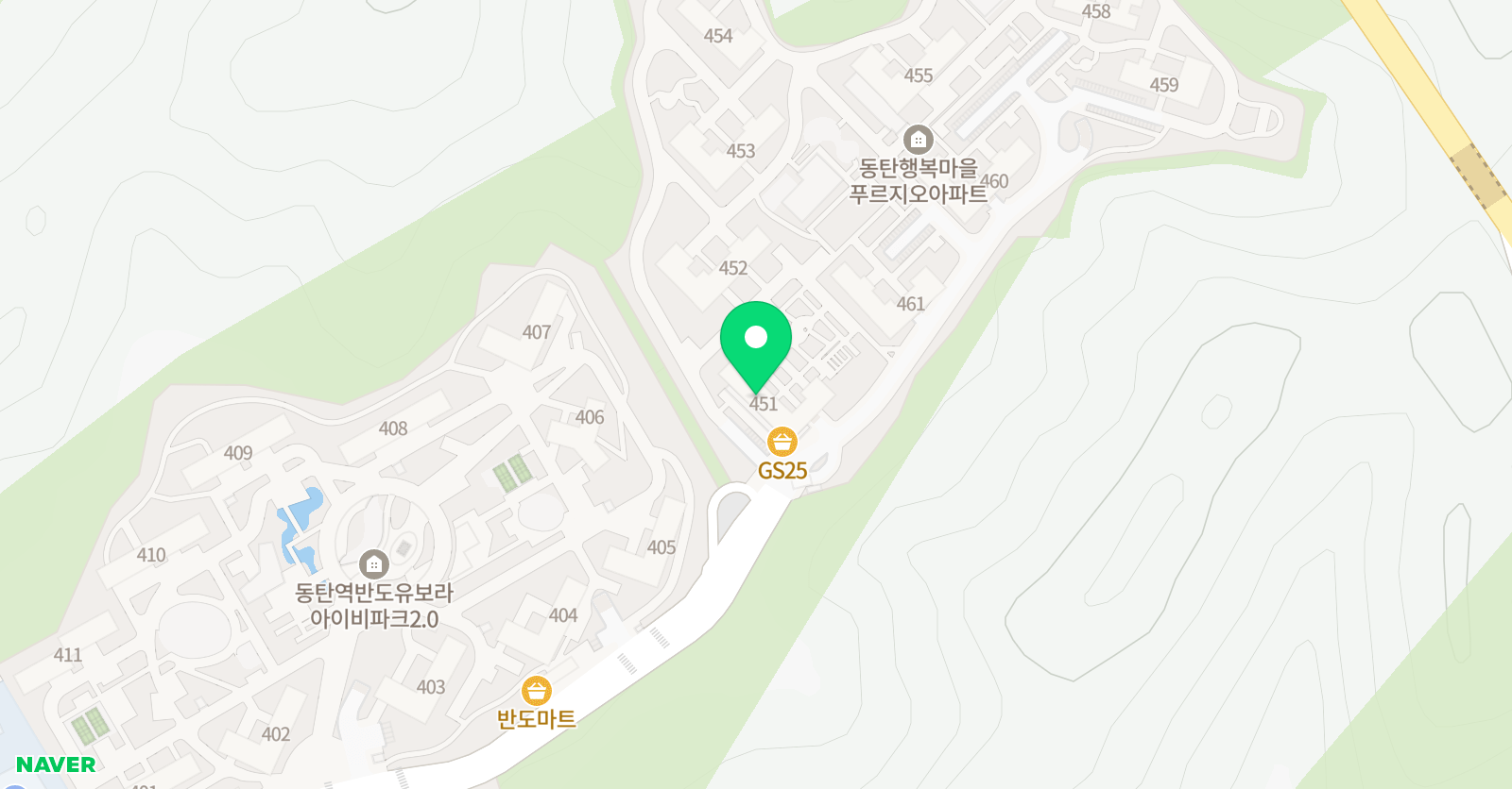 아리아음악학원 위치