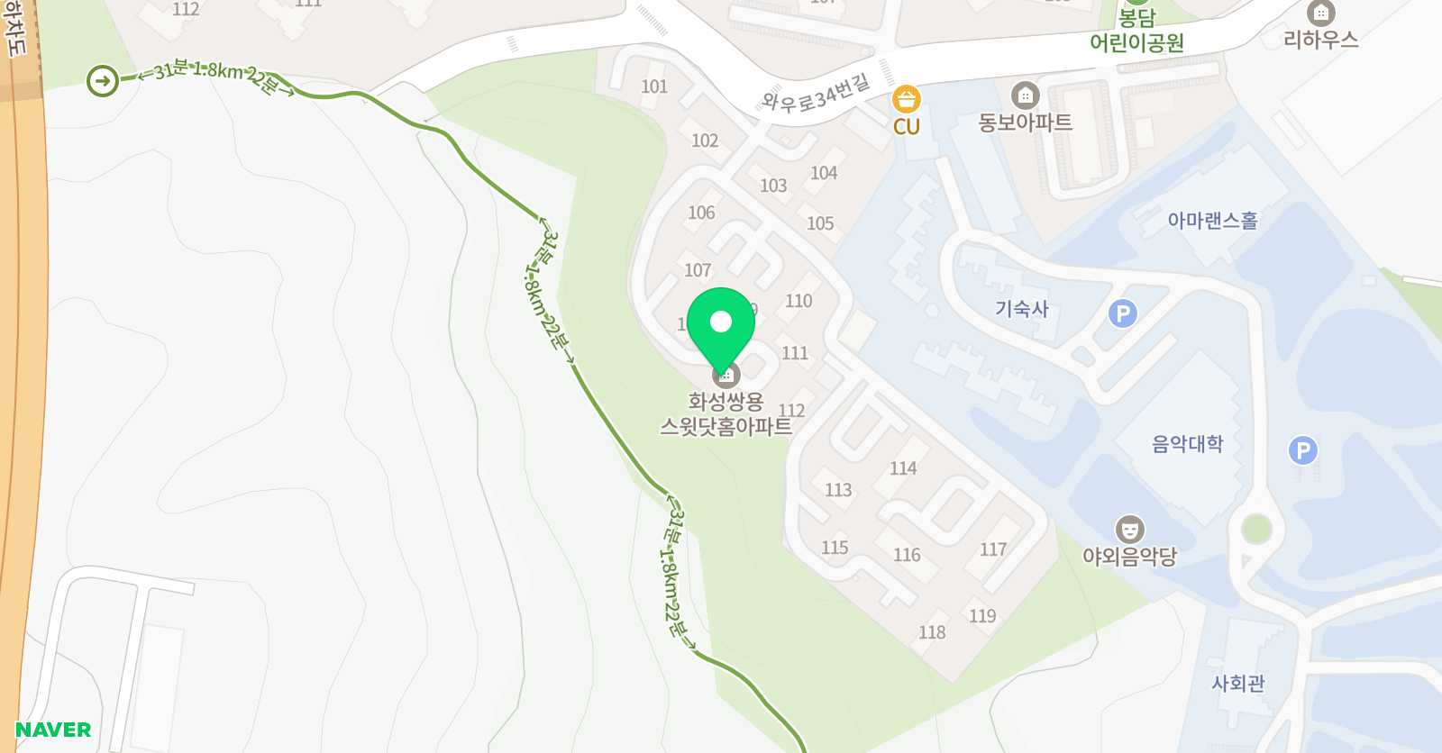 예을 음악학원 위치