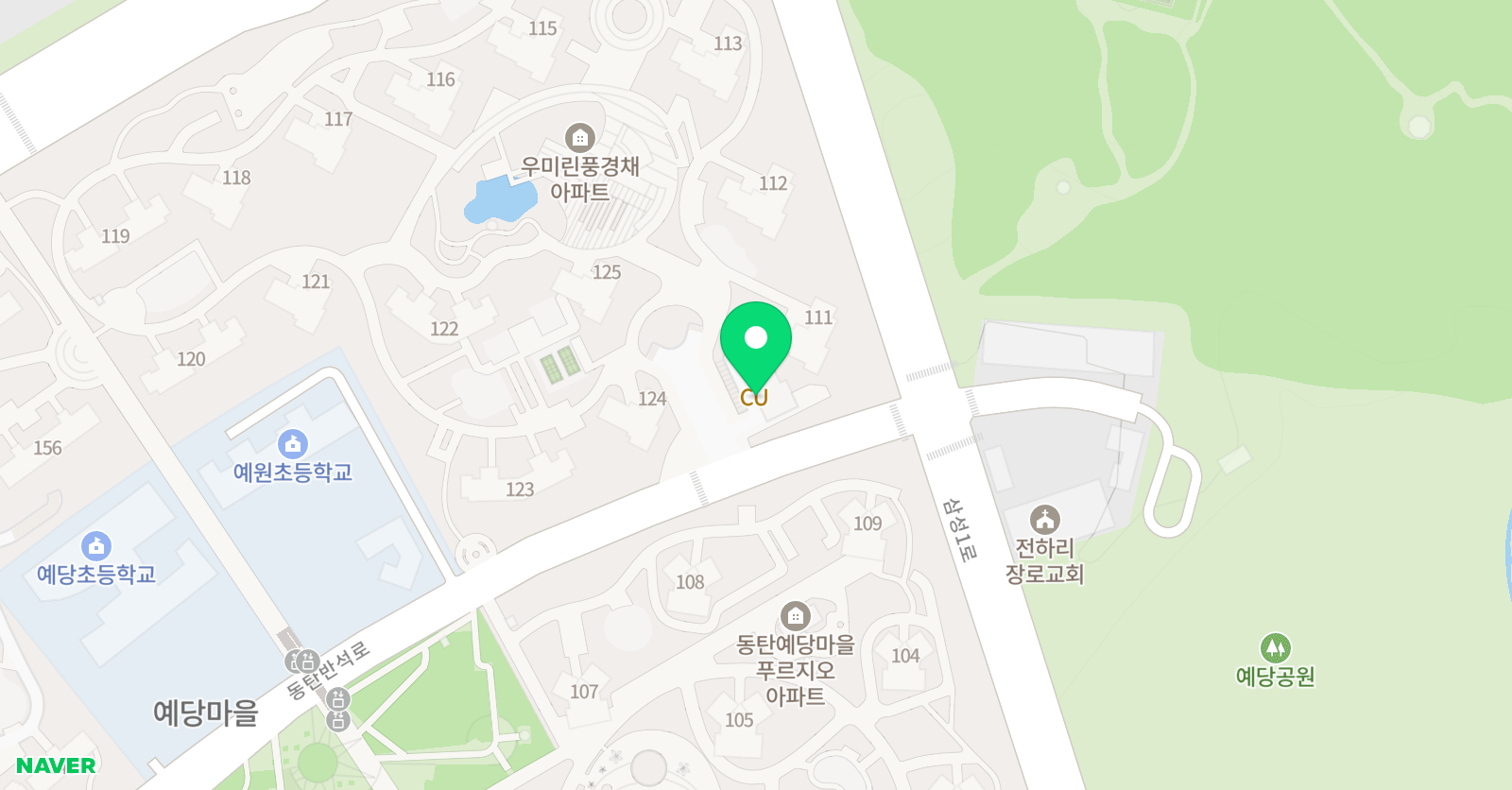 리듬 음악학원 위치