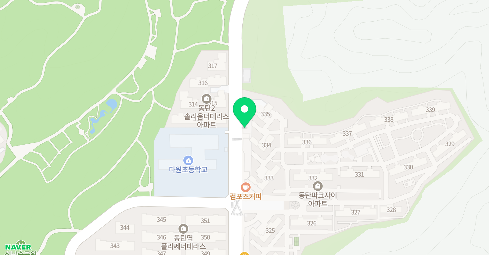 비상잉글리시아이 파크자이점 위치
