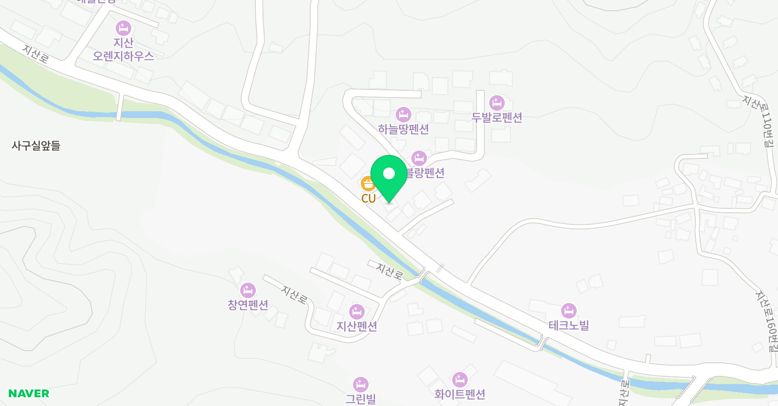 지산리조트 스키강습 진심스키스쿨 스키강습학원 위치
