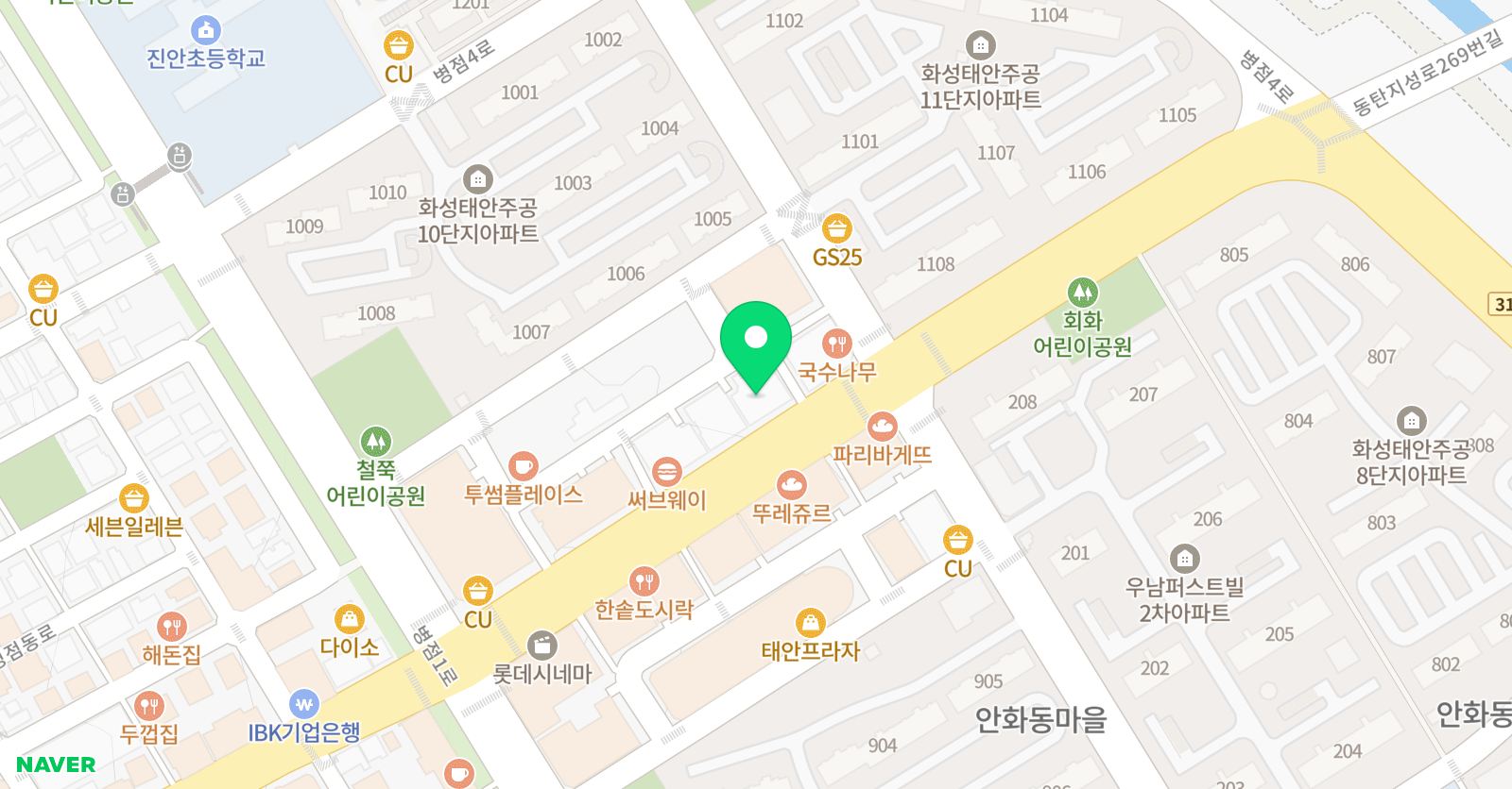헬로펀키즈 주니어어학원 위치