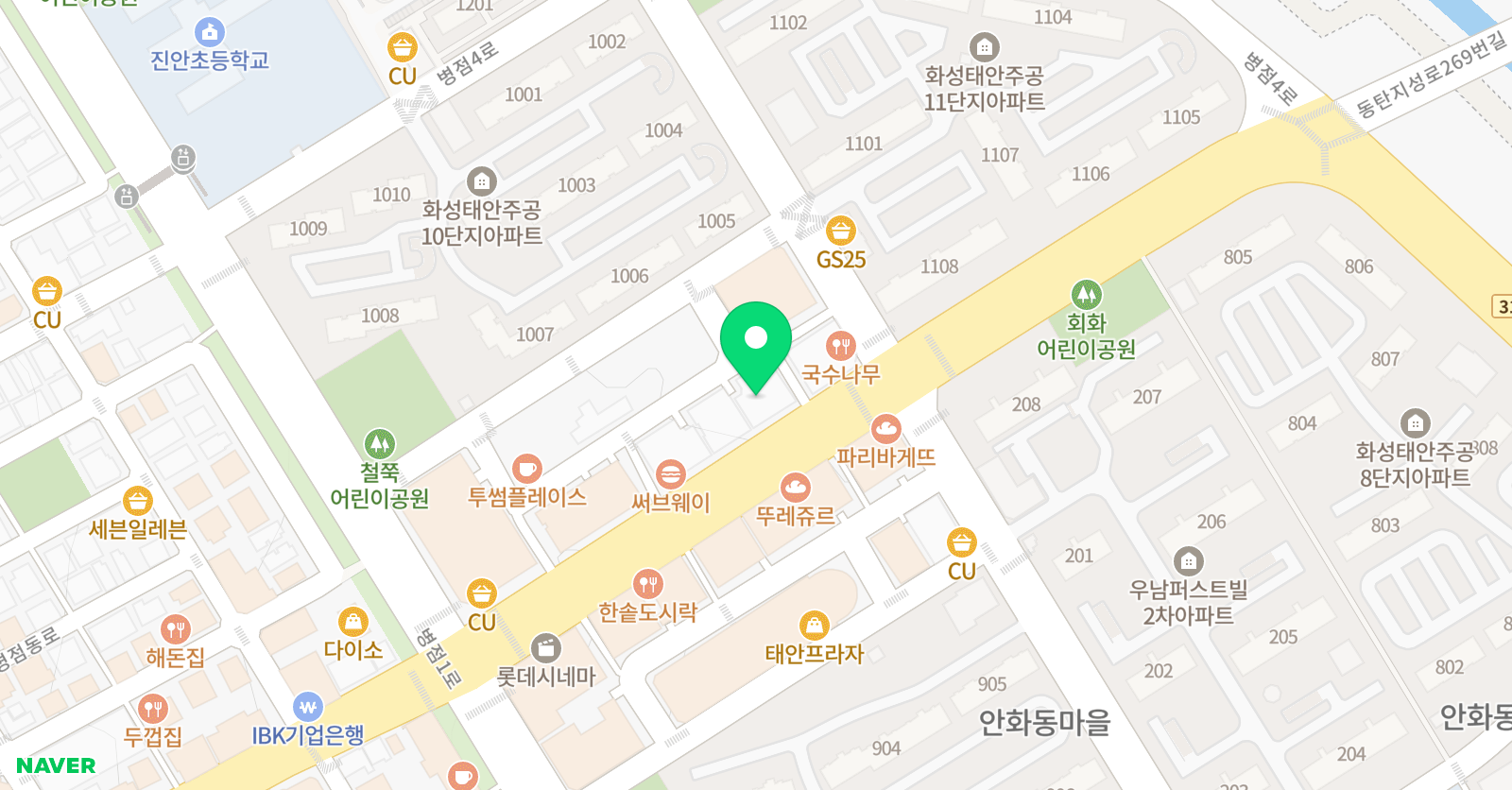 인텐관리형독서실 위치