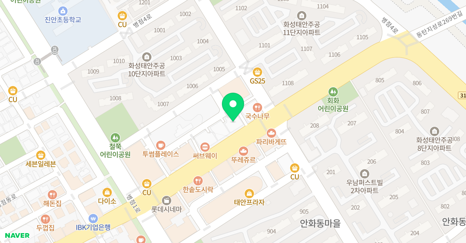 인텐관리형독서실 위치