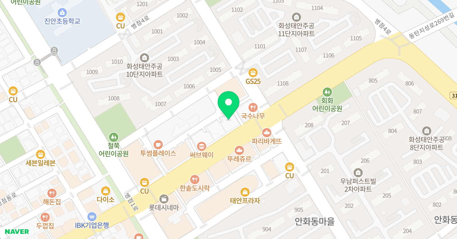 셀파 수학학원 위치