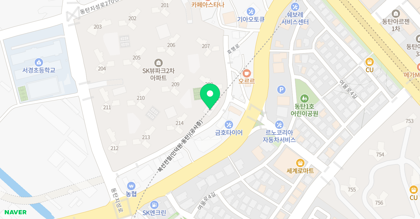 SK이화 음악학원 위치