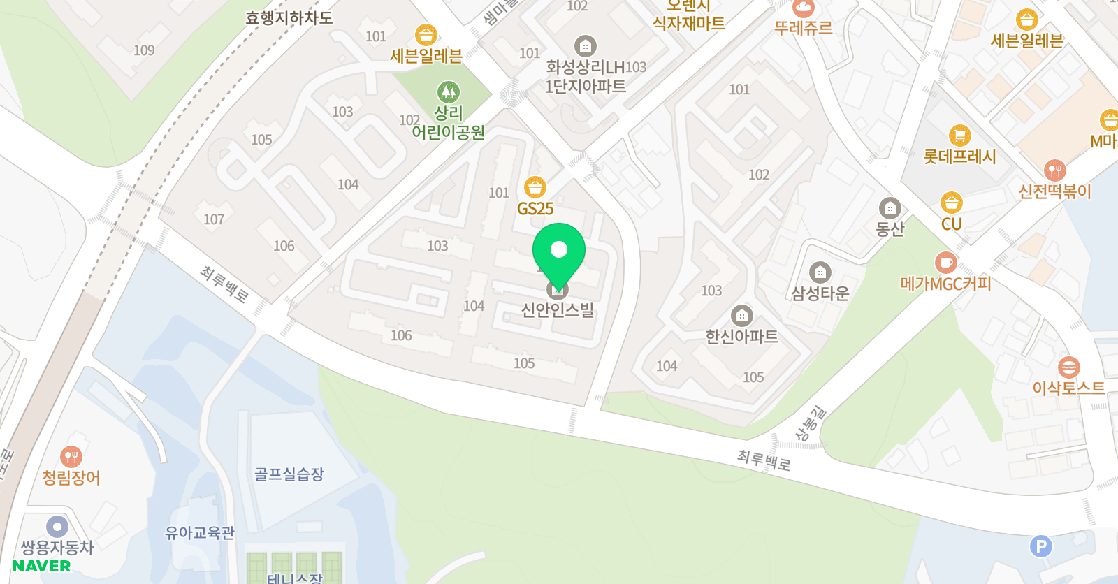 박쌤 푸르넷 위치