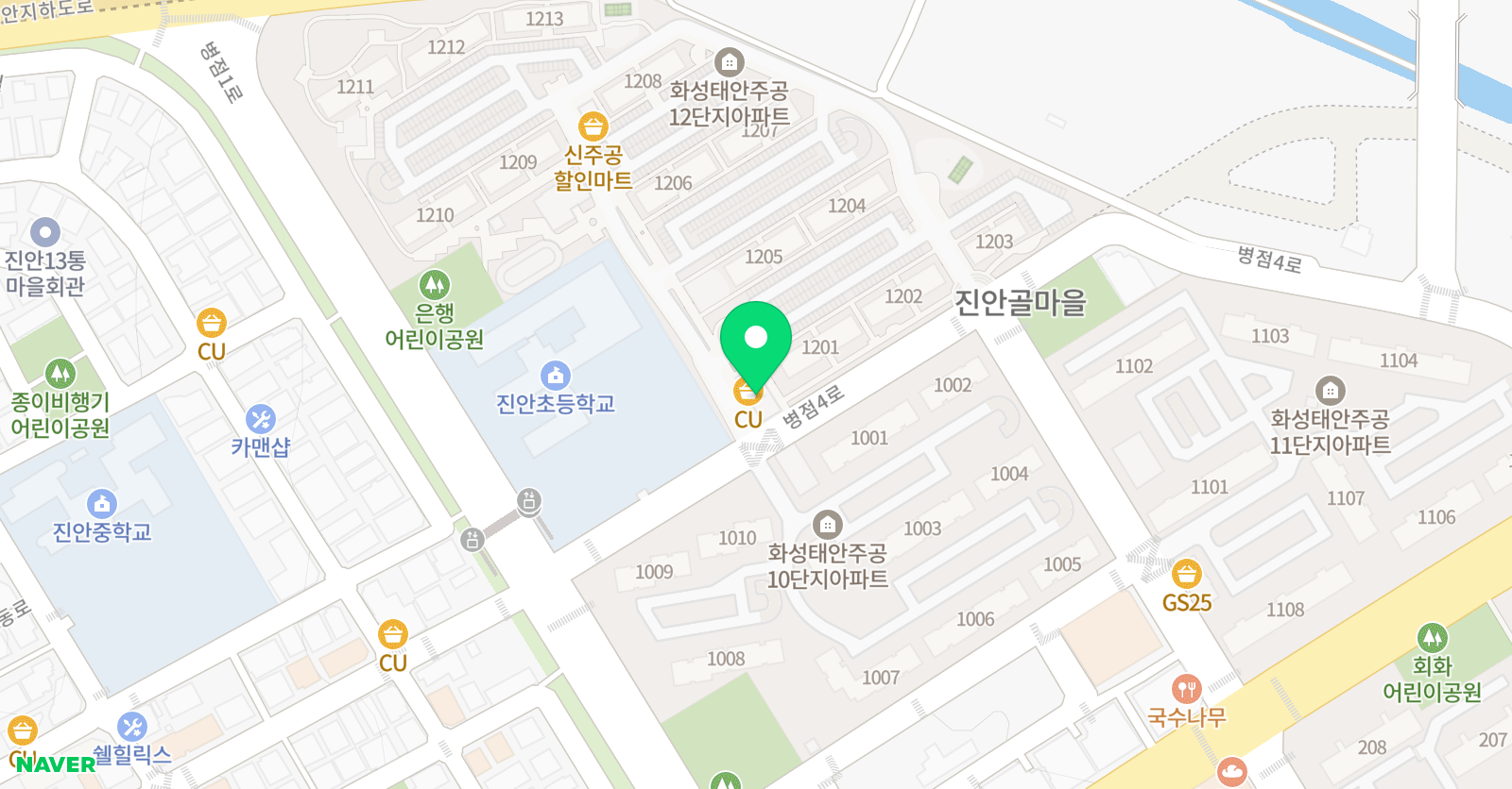 매쓰프로수학교습소 위치