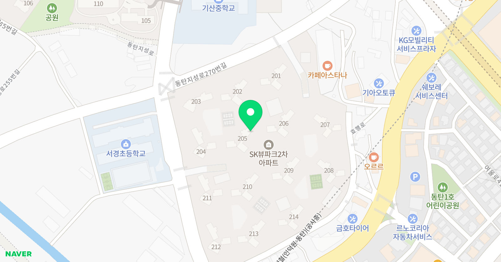 푸르넷 일등 공부방 위치