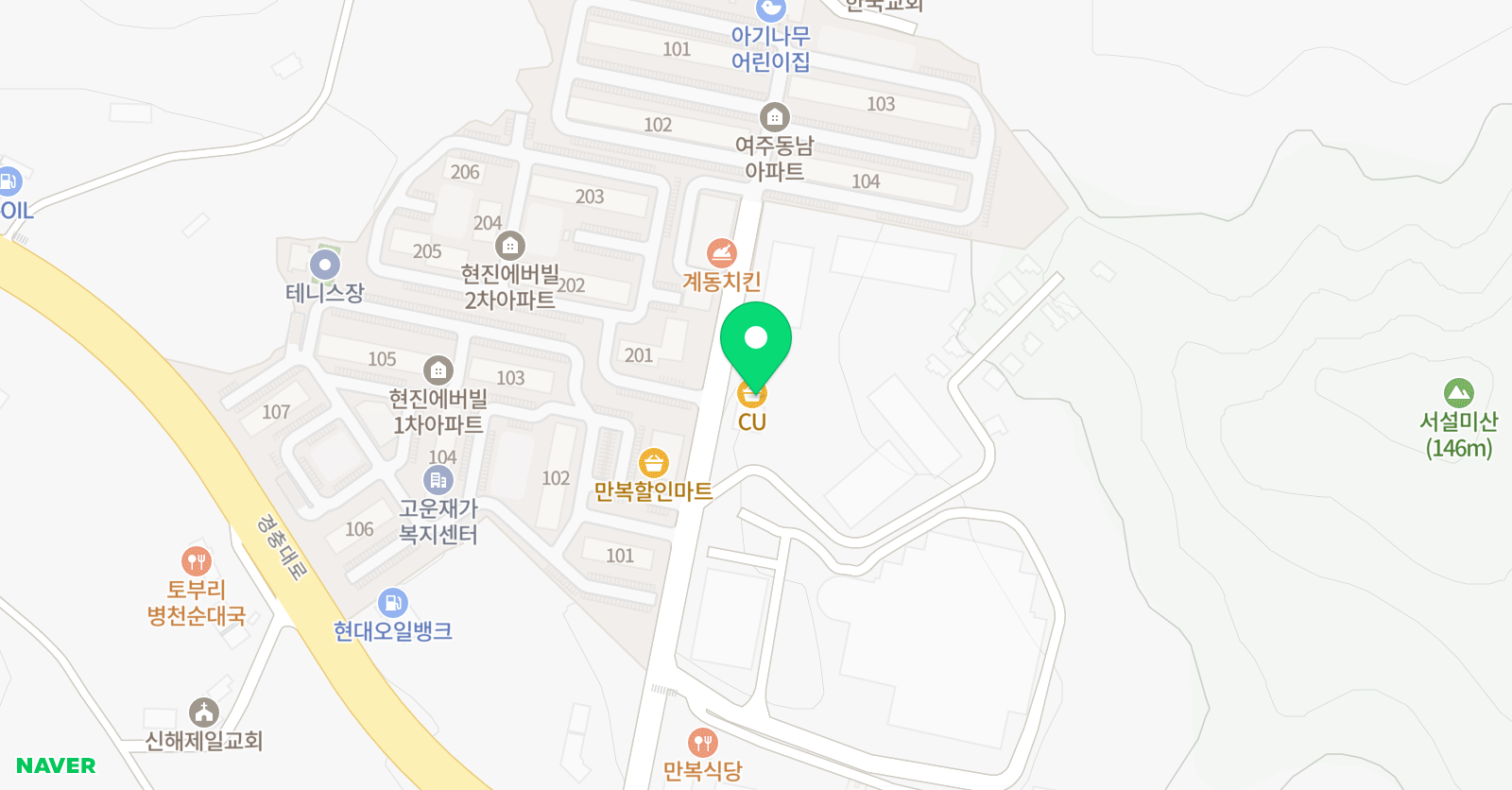 참사랑 인성 태권도 위치