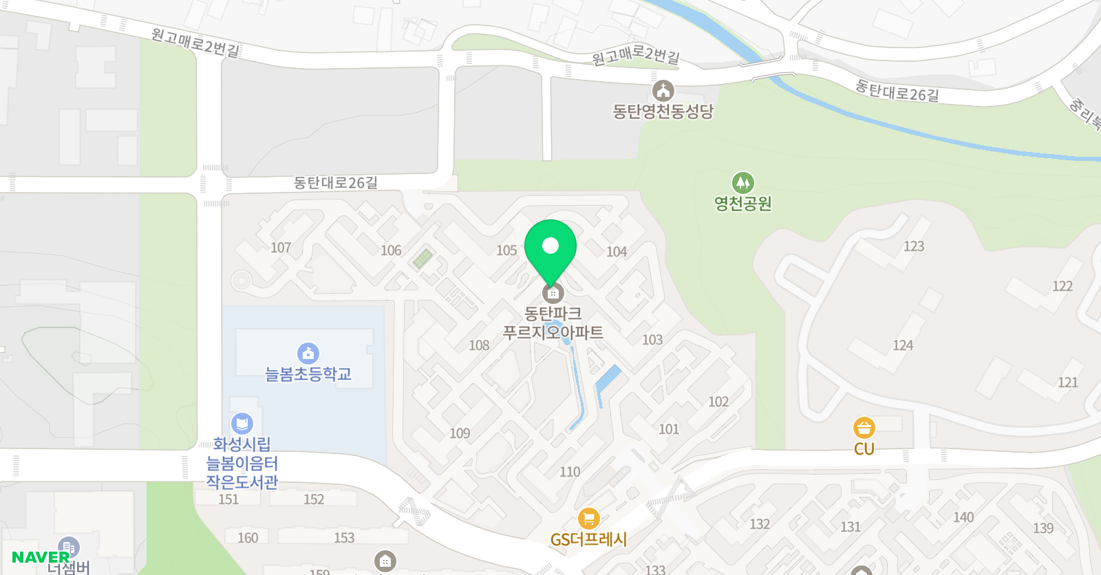 아소비 아소비 동탄파크푸르지오점 위치