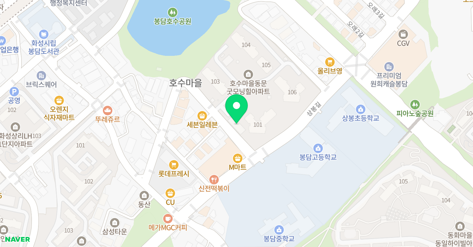 디어뮤즈 음악학원 위치