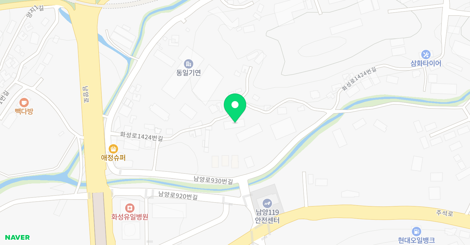 HJ 축구클럽 위치