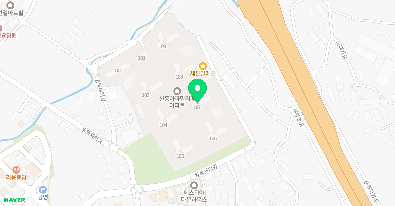 스마트해법영어 봉담 신동아파밀리에 교실 위치