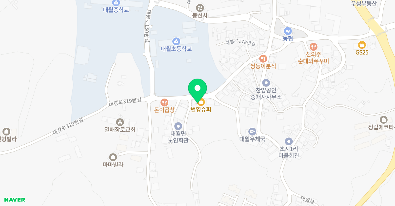 배우리 보습학원 위치