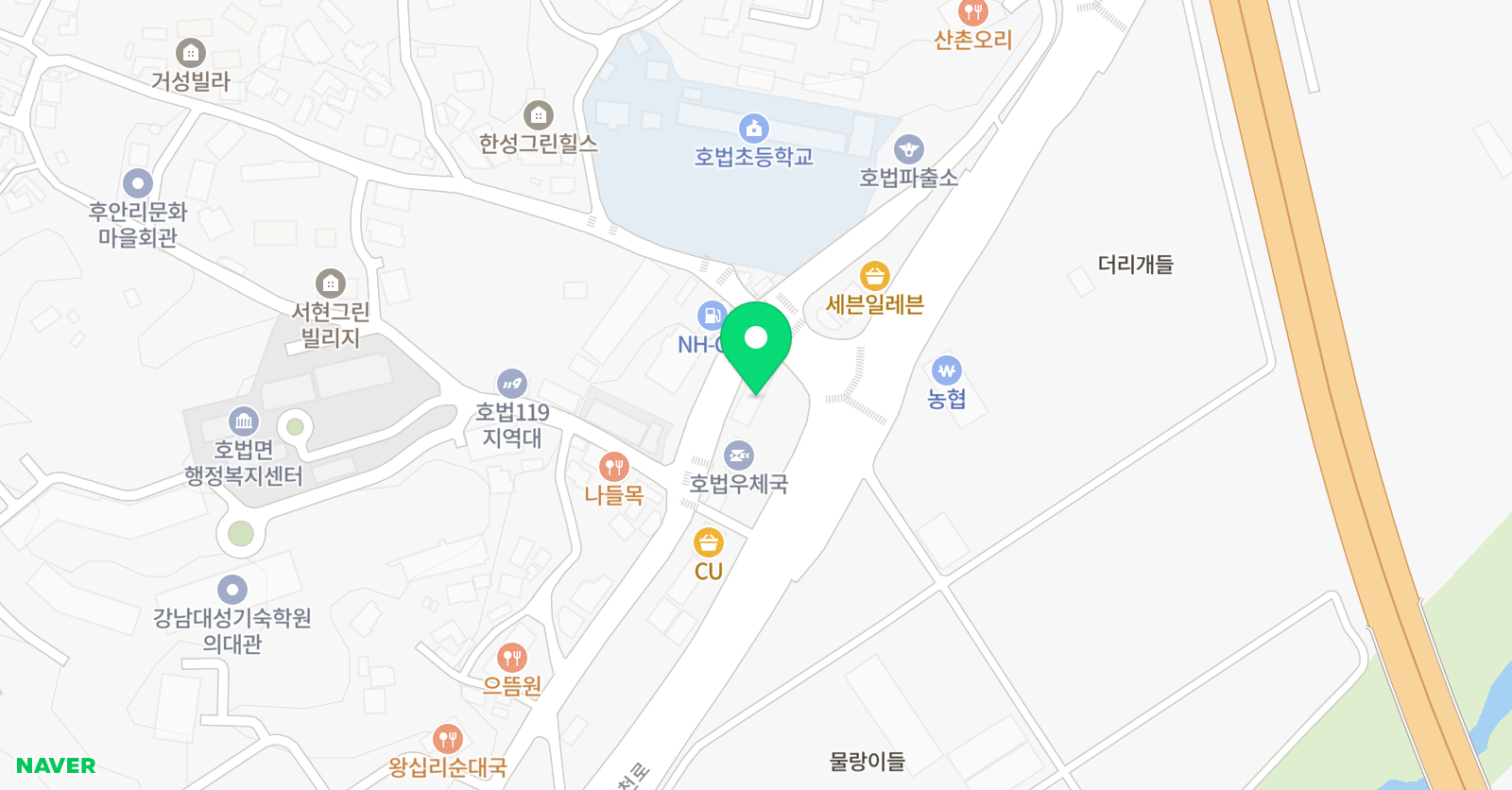드림 종합학원 위치