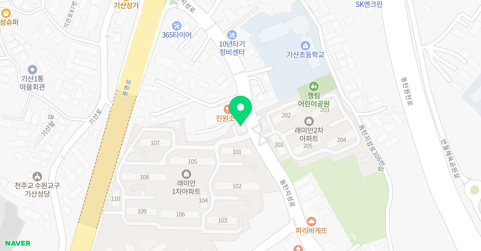 이루다 영어수학학원 위치