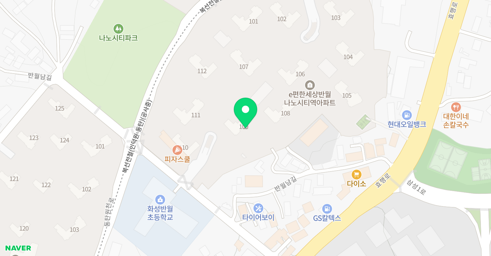나노시티프렙 영어 위치