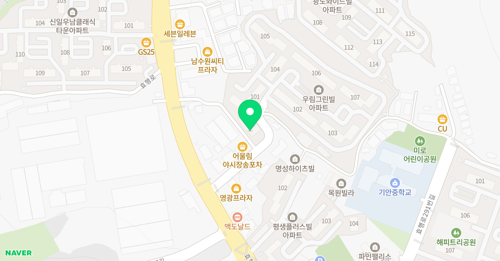 혜윰 논술교습소 위치